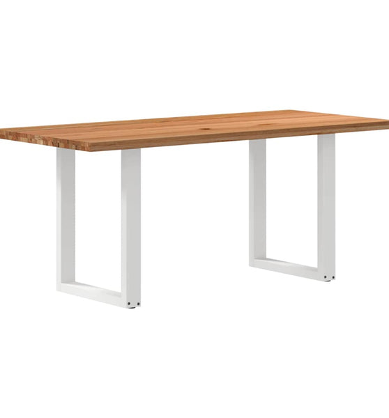 Esstisch Hellbraun 180x90x74 cm Massivholz Eiche Rechteckig