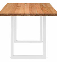 Esstisch Hellbraun 180x90x74 cm Massivholz Eiche Rechteckig