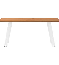 Esstisch Hellbraun 180x90x74 cm Massivholz Eiche Rechteckig