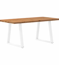 Esstisch Hellbraun 180x90x74 cm Massivholz Eiche Rechteckig