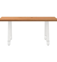 Esstisch Hellbraun 180x90x74 cm Massivholz Eiche Rechteckig