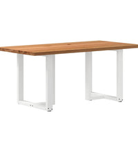 Esstisch Hellbraun 180x90x74 cm Massivholz Eiche Rechteckig