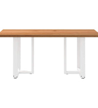 Esstisch Hellbraun 180x90x74 cm Massivholz Eiche Rechteckig