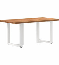 Esstisch Hellbraun 180x90x74 cm Massivholz Eiche Rechteckig