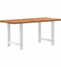 Esstisch Hellbraun 180x90x74 cm Massivholz Eiche Rechteckig