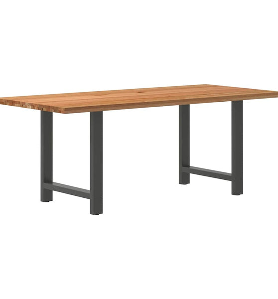 Esstisch Hellbraun 200x90x74 cm Massivholz Eiche Rechteckig