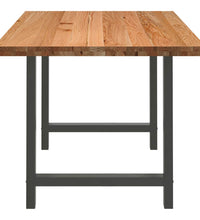 Esstisch Hellbraun 200x90x74 cm Massivholz Eiche Rechteckig