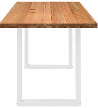 Esstisch Hellbraun 200x90x74 cm Massivholz Eiche Rechteckig