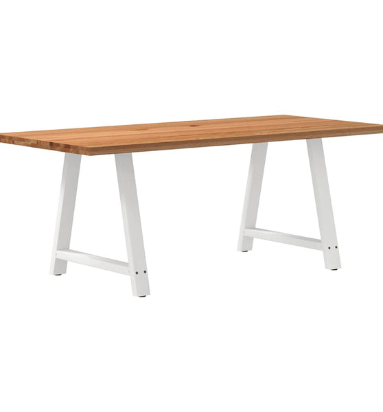 Esstisch Hellbraun 200x90x74 cm Massivholz Eiche Rechteckig