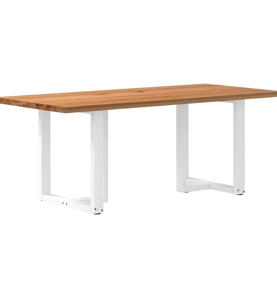 Esstisch Hellbraun 200x90x74 cm Massivholz Eiche Rechteckig