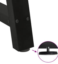 Esstisch Hellbraun 220x90x74 cm Massivholz Eiche Rechteckig