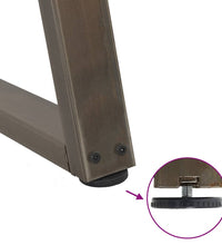 Esstisch Hellbraun 220x90x74 cm Massivholz Eiche Rechteckig