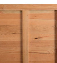 Esstisch Hellbraun 220x90x74 cm Massivholz Eiche Rechteckig