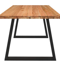 Esstisch Hellbraun 240x90x74 cm Massivholz Eiche Rechteckig