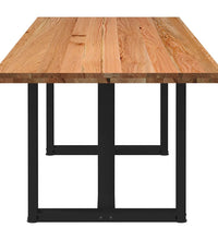 Esstisch Hellbraun 240x90x74 cm Massivholz Eiche Rechteckig