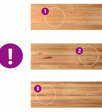 Esstisch Hellbraun 280x90x74 cm Massivholz Eiche Rechteckig