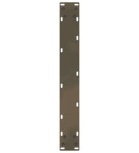Esstisch Hellbraun 280x90x74 cm Massivholz Eiche Rechteckig