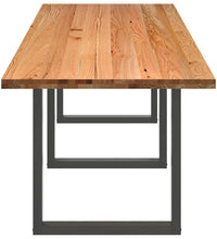 Esstisch Hellbraun 320x90x74 cm Massivholz Eiche Rechteckig