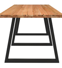 Esstisch Hellbraun 320x90x74 cm Massivholz Eiche Rechteckig