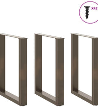 Esstisch Hellbraun 320x90x74 cm Massivholz Eiche Rechteckig