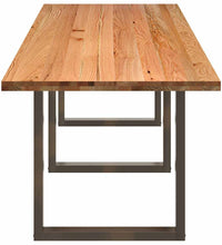 Esstisch Hellbraun 320x90x74 cm Massivholz Eiche Rechteckig