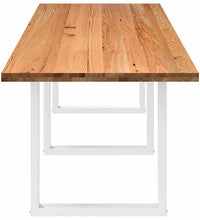 Esstisch Hellbraun 320x90x74 cm Massivholz Eiche Rechteckig