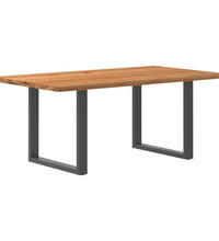 Esstisch Hellbraun 180x100x74 cm Massivholz Eiche Rechteckig