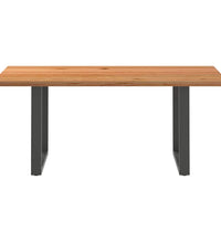 Esstisch Hellbraun 180x100x74 cm Massivholz Eiche Rechteckig