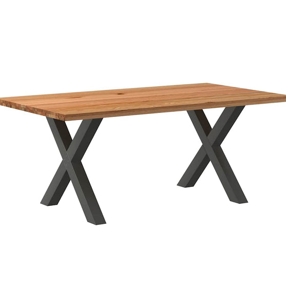 Esstisch Hellbraun 180x100x74 cm Massivholz Eiche Rechteckig