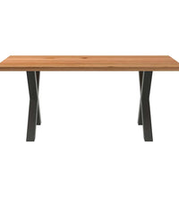 Esstisch Hellbraun 180x100x74 cm Massivholz Eiche Rechteckig