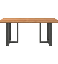 Esstisch Hellbraun 180x100x74 cm Massivholz Eiche Rechteckig