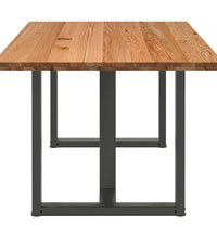 Esstisch Hellbraun 180x100x74 cm Massivholz Eiche Rechteckig