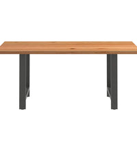 Esstisch Hellbraun 180x100x74 cm Massivholz Eiche Rechteckig