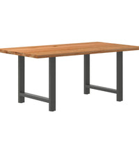 Esstisch Hellbraun 180x100x74 cm Massivholz Eiche Rechteckig