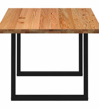 Esstisch Hellbraun 180x100x74 cm Massivholz Eiche Rechteckig