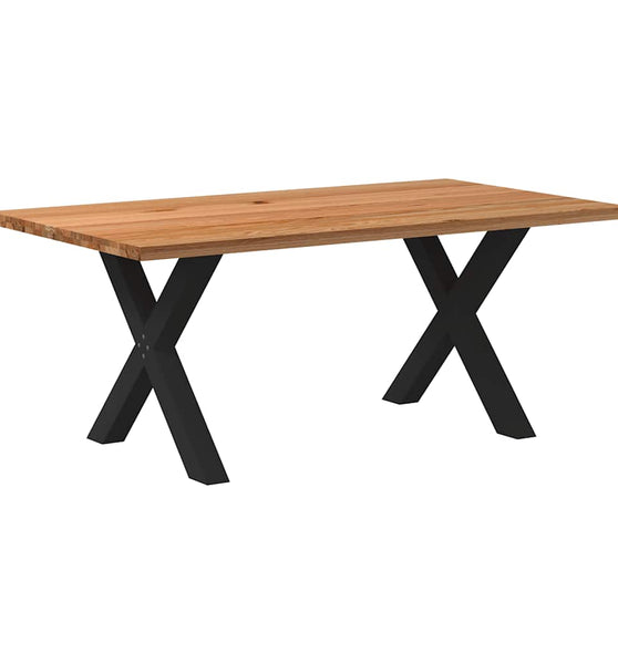 Esstisch Hellbraun 180x100x74 cm Massivholz Eiche Rechteckig