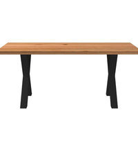 Esstisch Hellbraun 180x100x74 cm Massivholz Eiche Rechteckig