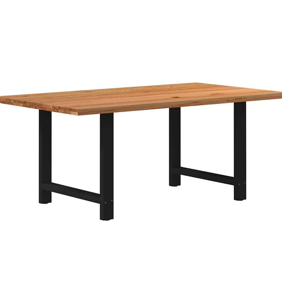 Esstisch Hellbraun 180x100x74 cm Massivholz Eiche Rechteckig