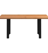 Esstisch Hellbraun 180x100x74 cm Massivholz Eiche Rechteckig