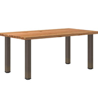 Esstisch Hellbraun 180x100x74 cm Massivholz Eiche Rechteckig