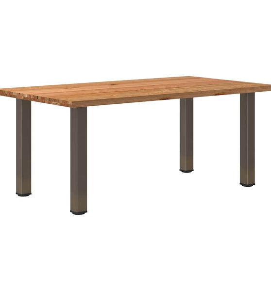 Esstisch Hellbraun 180x100x74 cm Massivholz Eiche Rechteckig