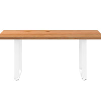 Esstisch Hellbraun 180x100x74 cm Massivholz Eiche Rechteckig