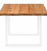 Esstisch Hellbraun 180x100x74 cm Massivholz Eiche Rechteckig