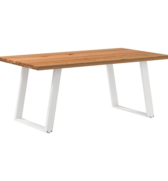 Esstisch Hellbraun 180x100x74 cm Massivholz Eiche Rechteckig