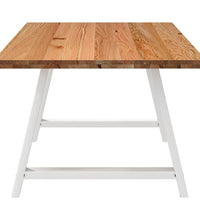 Esstisch Hellbraun 180x100x74 cm Massivholz Eiche Rechteckig