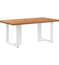 Esstisch Hellbraun 180x100x74 cm Massivholz Eiche Rechteckig