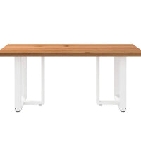 Esstisch Hellbraun 180x100x74 cm Massivholz Eiche Rechteckig