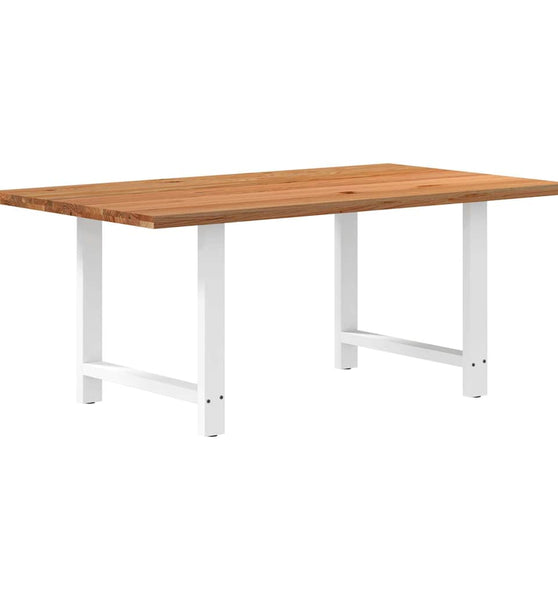 Esstisch Hellbraun 180x100x74 cm Massivholz Eiche Rechteckig