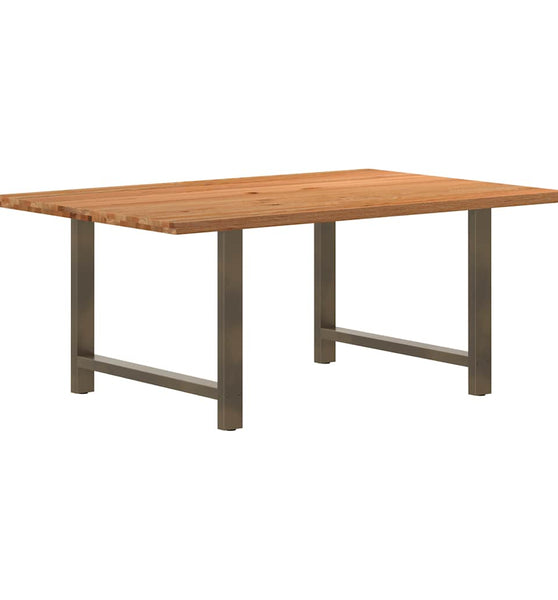 Esstisch Hellbraun 180x120x74 cm Massivholz Eiche Rechteckig