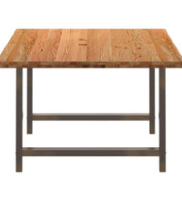 Esstisch Hellbraun 180x120x74 cm Massivholz Eiche Rechteckig